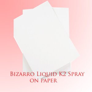 Bizarro liquid k2 spray on paper